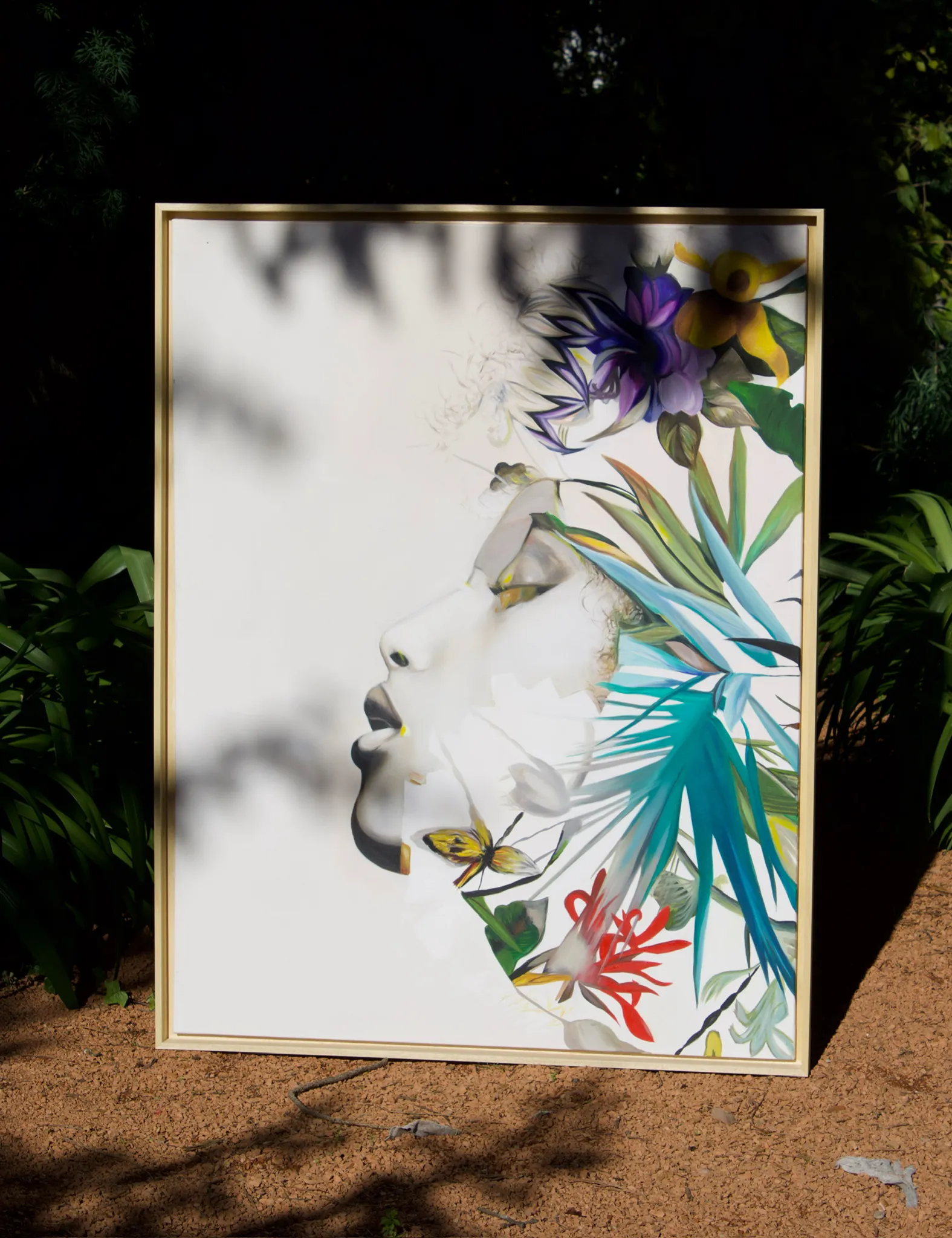 Flora, óleo sobre tela, vista 2