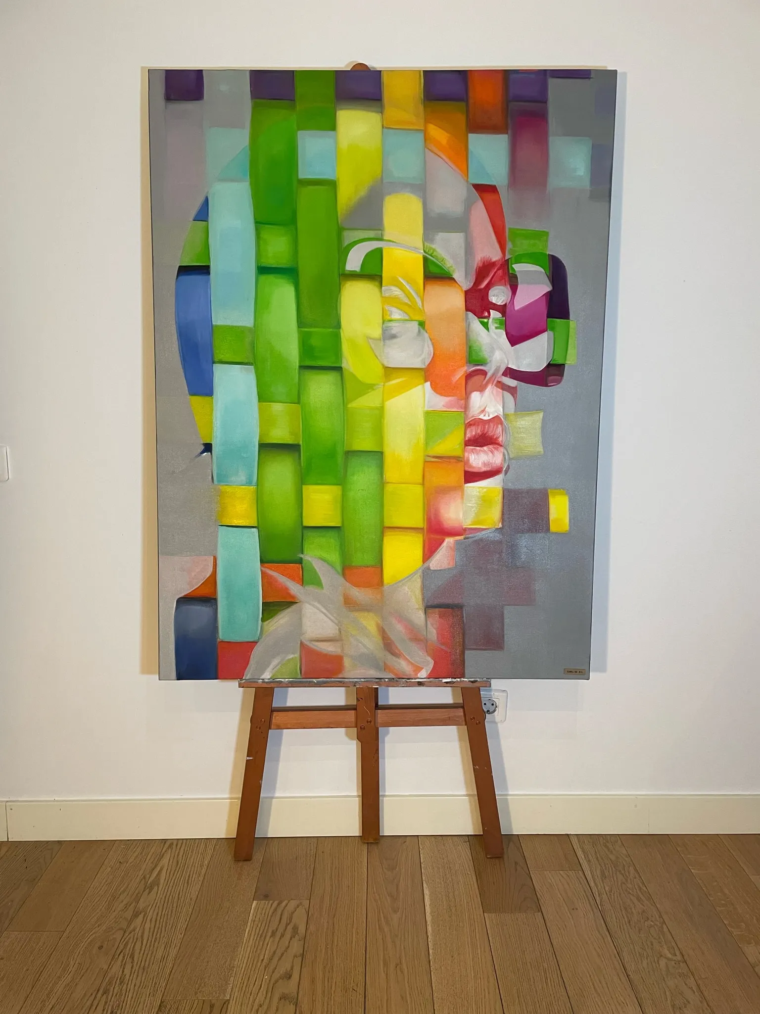 Idun, óleo sobre tela, vista 2
