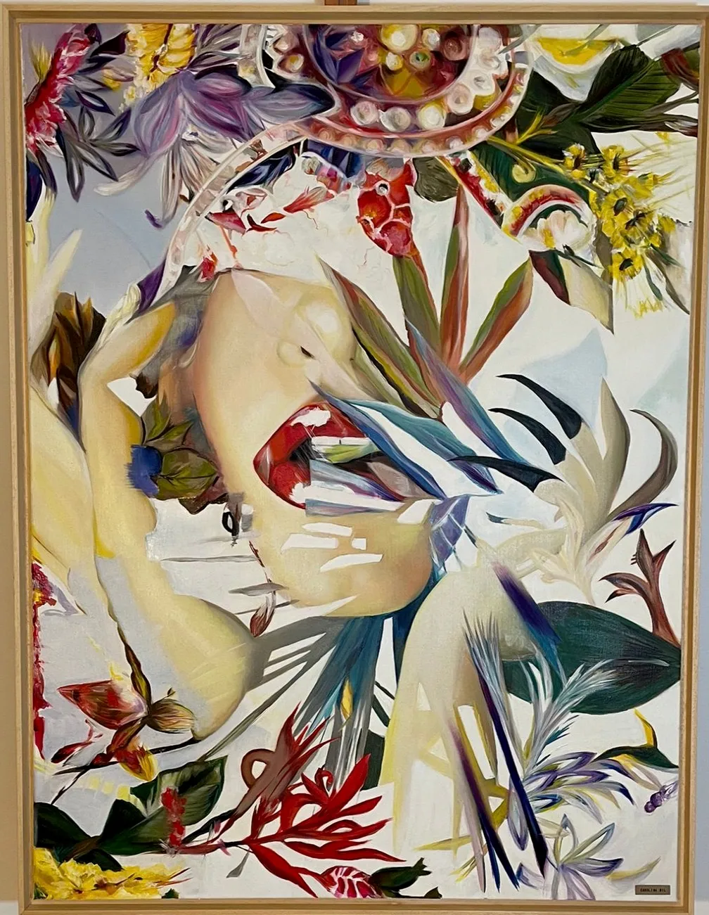 Manuela, óleo sobre tela, vista 2